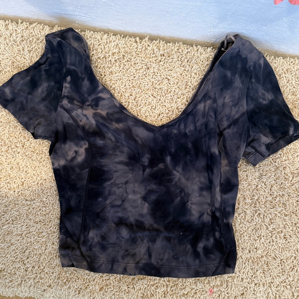 Lululemon Align Short Sleeve Cropped Shirt